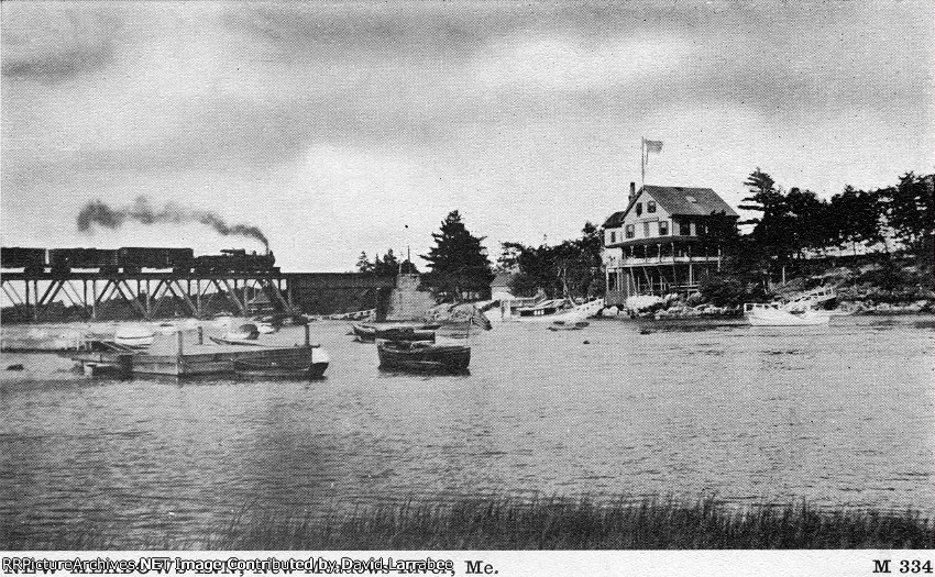 Crossing the New Meadows River